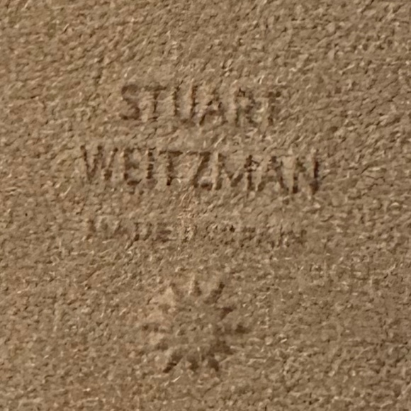 Stuart Weitzman Mirela II Espadrille Wedge Sandal Navy Suede/Natural 7.5C Casual - Picture 11 of 13